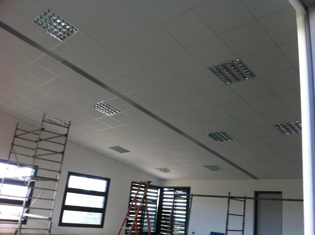 Plafond en dalles 600x600mm